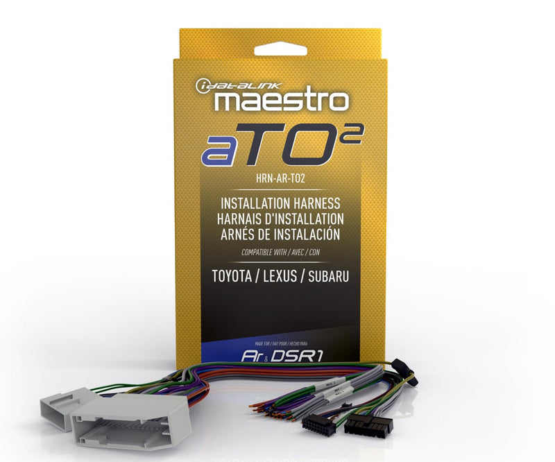 Idatalink Maestro HRN-AR-TO2 Harness - Connects a Maestro AR Amplifier Replacement Module to Select Toyota, Lexus, and Subaru Vehicles with Premium Sound Systems (ADS-MAR Module Required)