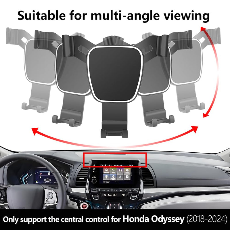 Car Phone Holder For Honda Odyssey 2018 2019 2020 2021 2022 2023 2024【Not fit Odyssey 2025】Auto Accessories Navigation Bracket Interior Screen Decoration dash board Mobile Cell Phone Mount case