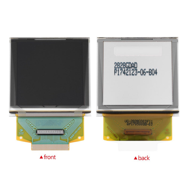 1.5inch OLED Display Module I2C IIC SPI Serial 128*128 Color OLED LCD White Display Module for Arduino, SSD1351 Serial Peripheral OLED Color Display Graphic Module