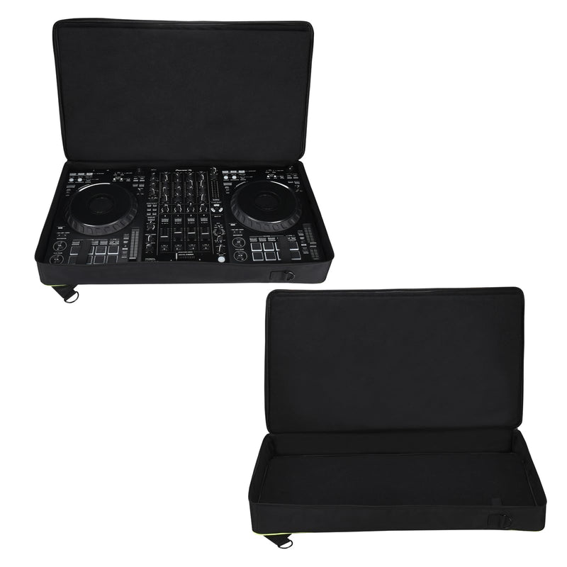 Large capacity DJ storage case for Alpha Theta DDJ-GRV6/Pioneer DDJ FLX10/DDJ 1000/DDJ 1000SRT, Multi-functional storage bag for Outdoors Party Bar DDJ Flx10 Case