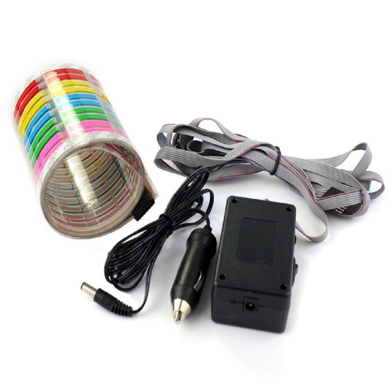 [AUSTRALIA] - WONFAST® Sound Music Beat Activated Car Sticker Equalizer Rhythm LED Flash Light Audio Voice Rhythm Lamp (90x25cm) 90x25cm 
