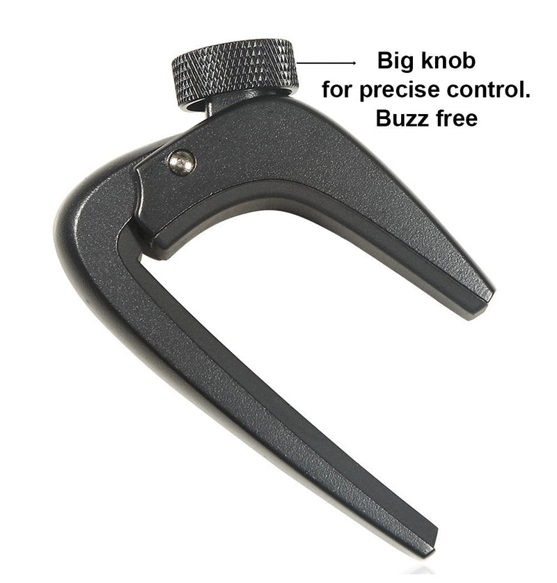 WINGO Guitar Capo Pro-Perfect Tension Capotraste -Black black acoustic