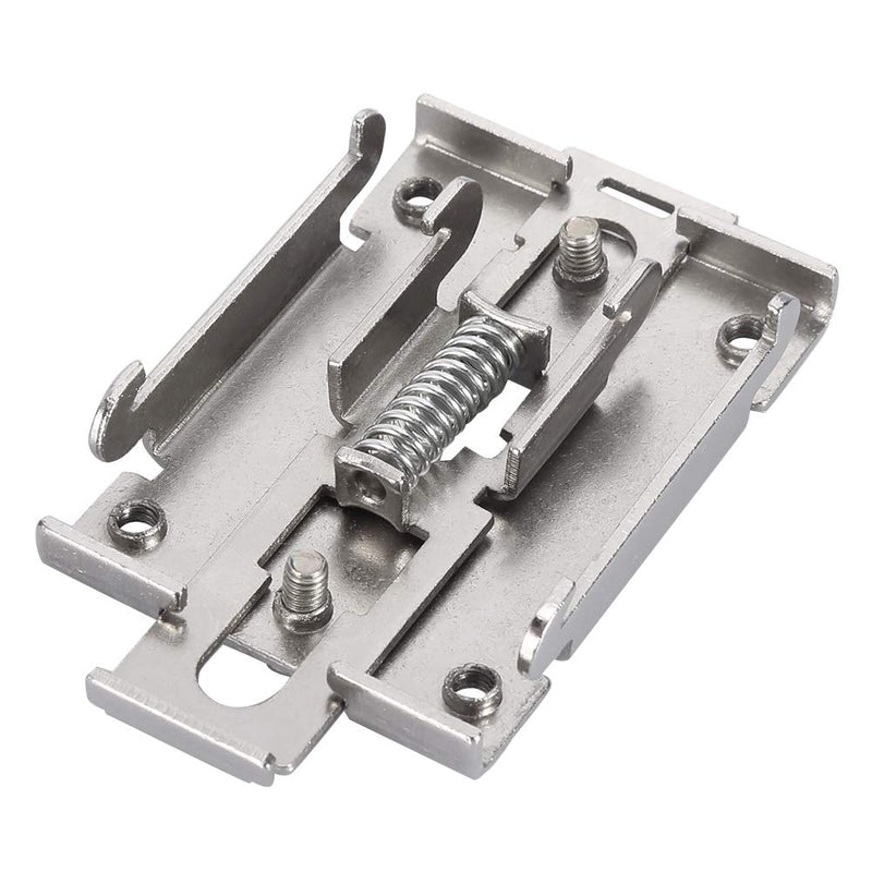 AUNMAS DIN Rail Mounting Clip, Chinese Standard 35mm Din Rail Fixed Din Rail Kit Din Rail Mounting Bracket Solid State Relay Clip Clamp With 2 Mounting Screws