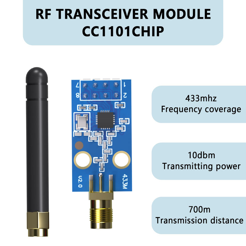 CC1101 Multi Band Low-Power Wireless Module with SMA Antenna | wireless transceiver module 315/433/868/915MHz