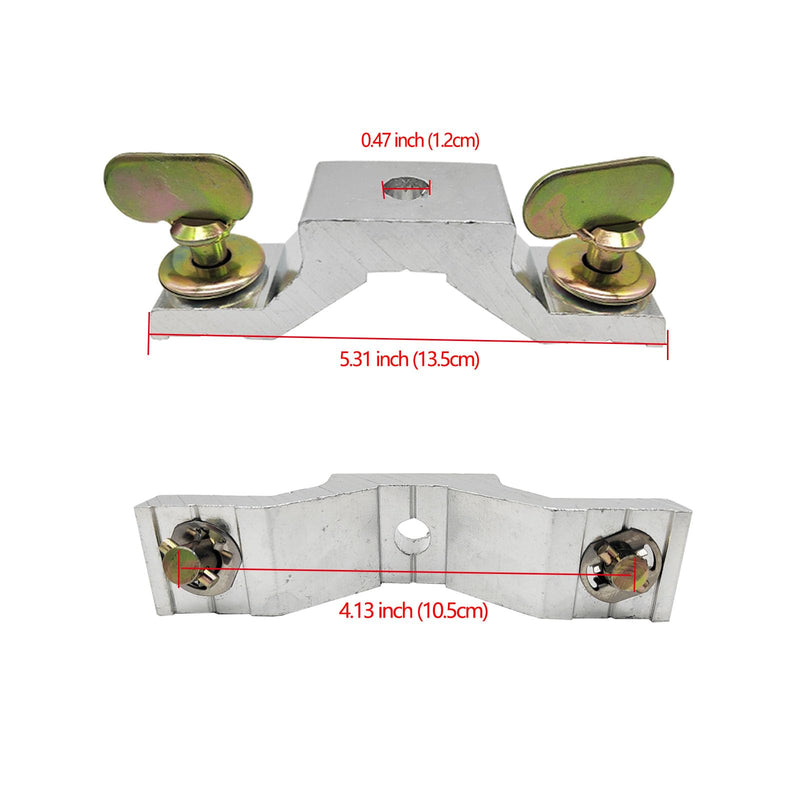 [AUSTRALIA] - 4 PCS Moving Head Light Bridge Connector Truss Clamp Bracket, 4.13"(105mm) Quick Lock, Aluminium Alloy, Hole Diameter 0.47‘’ (12mm), Load Capacity 110 lbs 