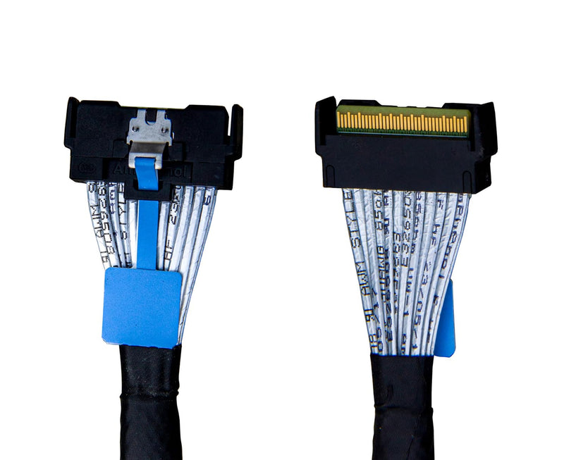 𝐃𝐢𝐋𝐢𝐧𝐤𝐞𝐫 PCIe 5.0 𝐌𝐂𝐈𝐎 x8 to 2*𝐔.𝟐 𝐍𝐕𝐌𝐞 Adapter,𝐒𝐅𝐅-𝐓𝐀-𝟏𝟎𝟏𝟔 74Pin to 2*𝐒𝐅𝐅-𝟖𝟔𝟑𝟗 68Pin Cable with Power, Mini Cooledge IO Cable 80CM