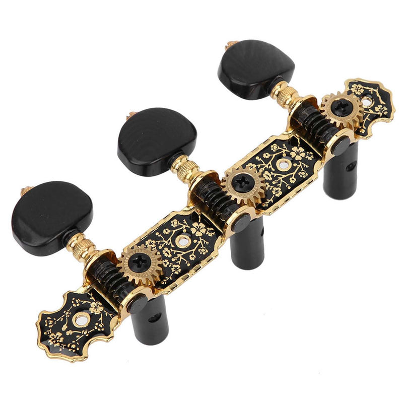 Guitar tuning pegs 3L and 3R, 1:18 Classical Guitar Tuners, Acoustic Guitar Tuning Pegs Suitable for Most Classical Guitar Replacement Accessories