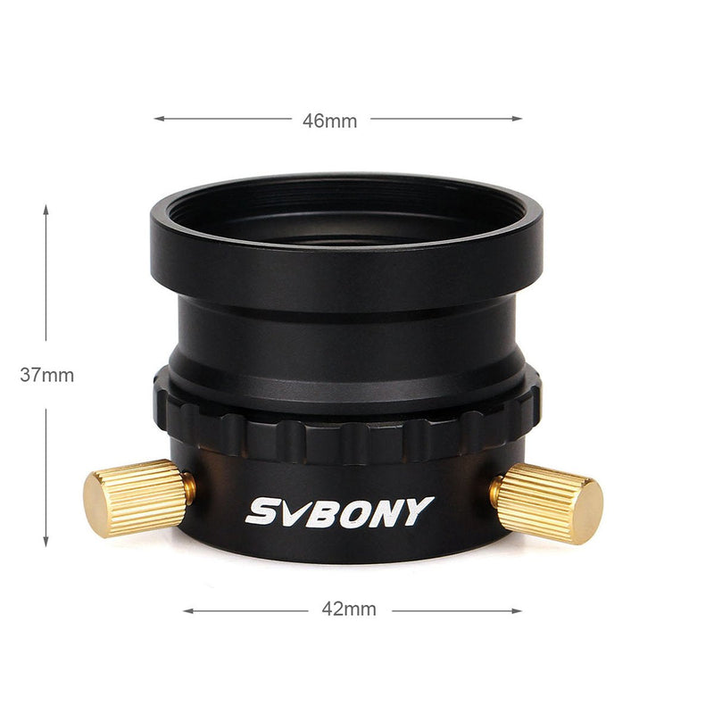 SVBONY Telescope Accessories Focuser Adapter 1.25 inches Adapter M42X0.75 Reflector Telescope Eyepiece Adapter