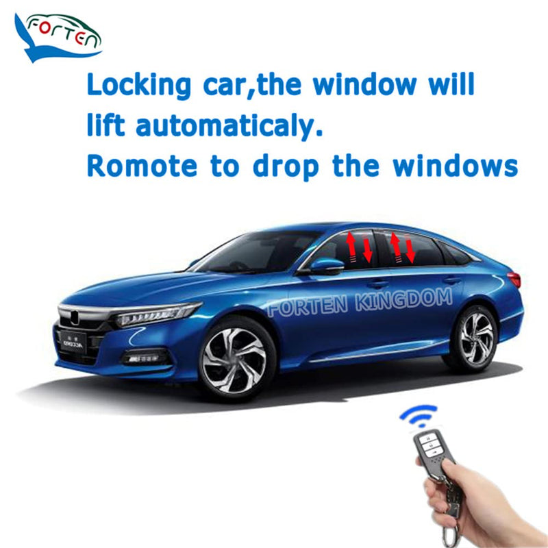 Car Auto Window Lift Close Open Side Mirror Fold Unfold Sunroof Closer Speed Door Lock Unlock System Module Kit Accessories for Honda Accord 2018-2023