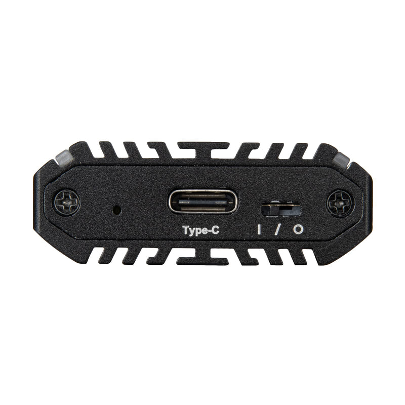 SilverStone Technology USB-C 3.2 Gen2 10Gbps NVMe / SATA M.2 SSD RGB Enclosure, SST-MS13