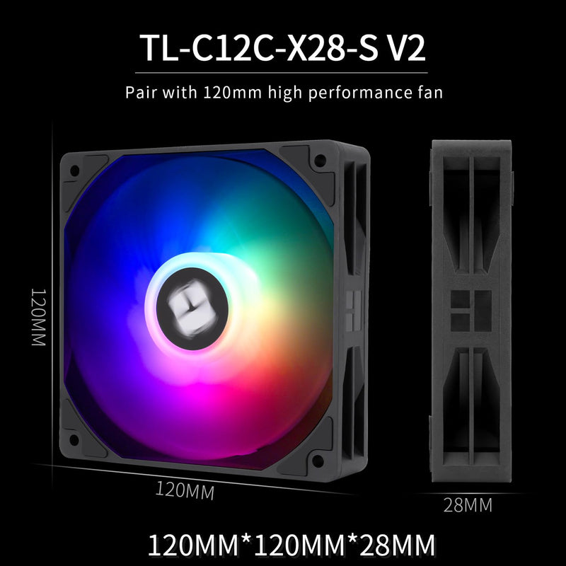 Thermalright TR Peerless Assassin 120 Digital ARGB Black CPU Cooler, Double 120mm PWM Fans with 1850RPM Speed, Support Intel lga1700/1851/115X,AMD:AM4/AM5,Computer CPU Cooling,Digital Screen Top Cover