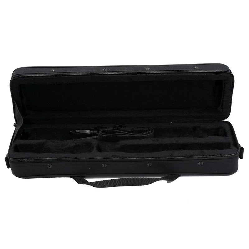 [AUSTRALIA] - 16 Holes C Flute Case Flute Bag Gig Bag Backpack Box Water-resistant 600D Foam Cotton Padding with Adjustable Single Shoulder Strap 