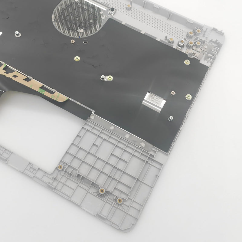 Palmrest with Non-Backlit US Keyboard for HP 15T-DY 15Z-EF 15-DY | 15-EF 15S-EQ 15S-FQ,Natural Silver,P/N M17184-001/L63578-001,Upper Case Top Cover Replacement,US keyboard