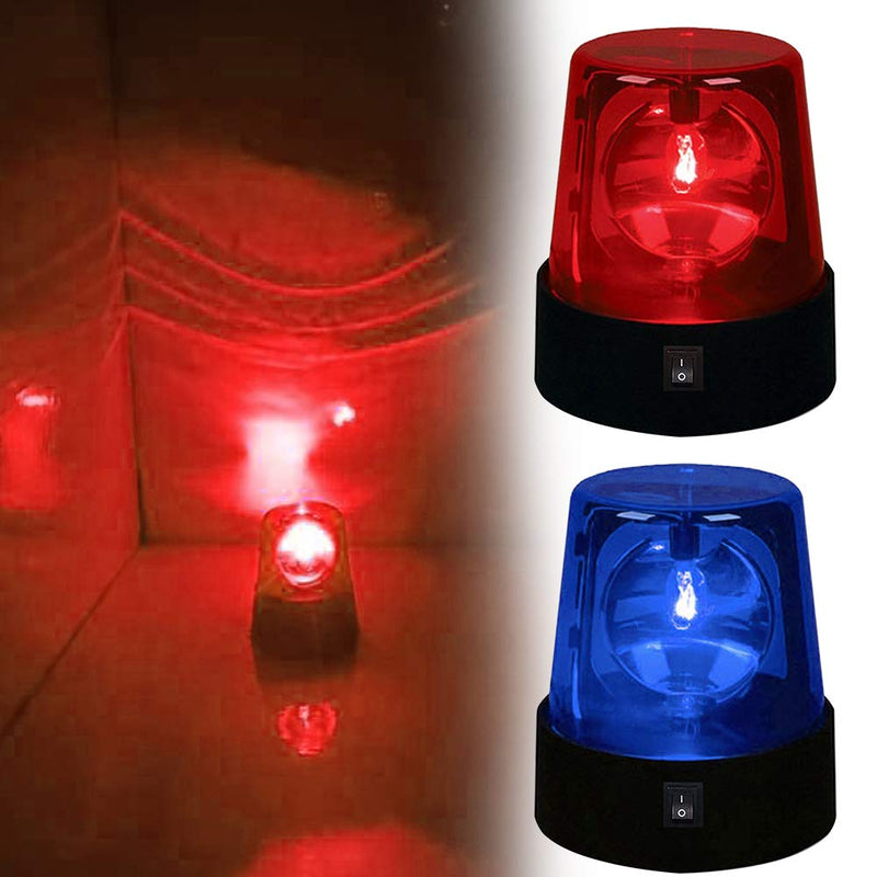 4.5" LED Strobe Light,Rotating Flashing Light,360 Degree Strobe Light,Disco Party Rotating Lamp,DJ Flashing Stage Lights,Perfect for club,home party, ballroom, show Bar etc(Red,1PC) 1pc Red