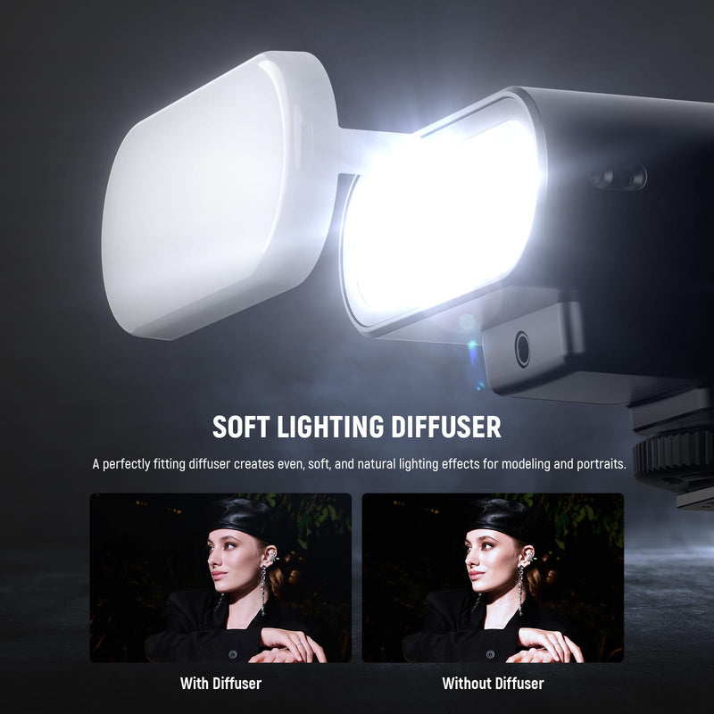 [AUSTRALIA] - NEEWER Z160 SE Camera Flash, 20Ws GN15 6000±200K Speedlight, Manual 1/1-1/128 Power & S1/S2 Mode 3.7V/1200mAh Battery 650 Full Power Studio Light, Compatible with Canon Nikon Sony Fuji Olympus Cameras 