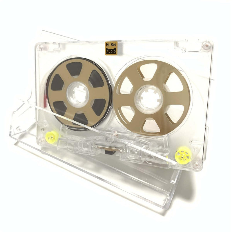 Generic Reel to Reel Blank Audio Cassette Tape for Music Recording - Normal Bias Low Noise - 48 Minutes - Transparent Acrylic - 1 Pack Blind Box Includes 1 of 54 Styles