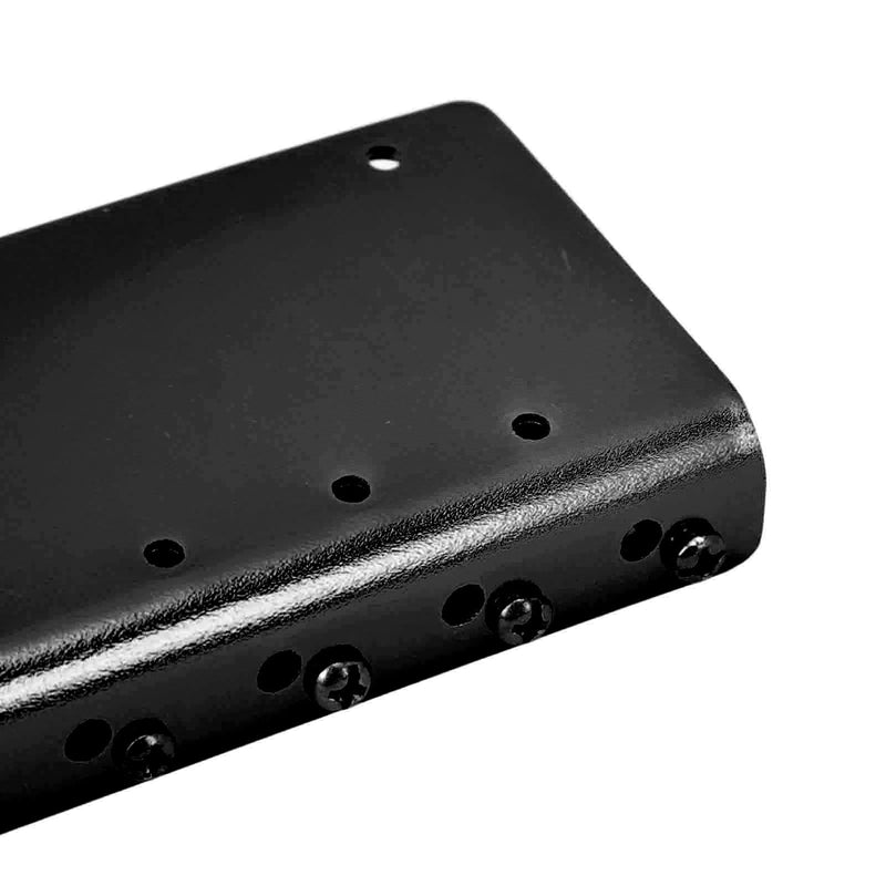 LiebeWH 6 String Zinc Alloy Bass Bridge Adjustable Multifunctional Vintage Electric Bass Bridge Replacement Parts (Black), LiebeWH6swm52ge3h-12 Black