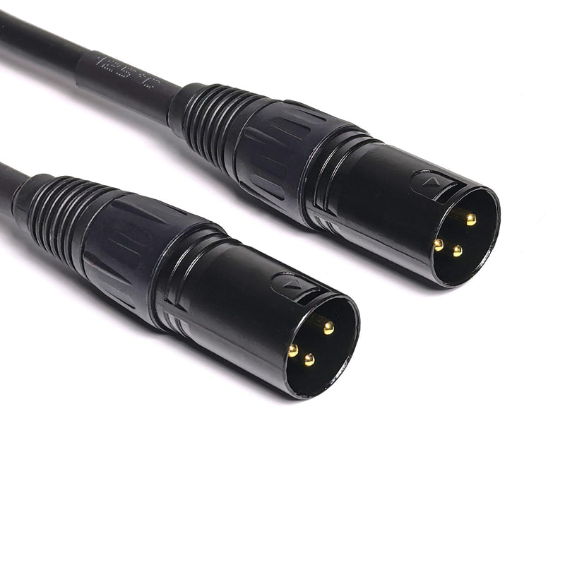 XLR Cable XLR Adapter Cable XLR to XLR Microphone Cable, 3-Pin Female to 3-pin Male Balanced Shielded XLR Cable (6in) 6in