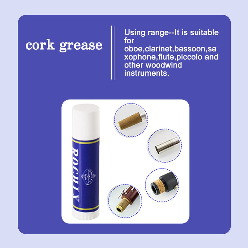 [AUSTRALIA] - Oboe Cleaner Care Cleaning Kit,Maintenance Kit,Key Oil,Cork Grease,Swab,Cleaning Cloth,Pads Absorbent Cloth,Thumb Rest 