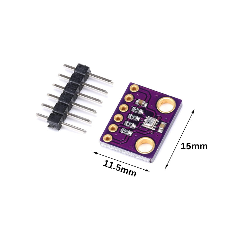 GERUI 8pcs High Precision 3.3V Air Pressure Sensor Module for Air Pressure Measurement Purple PCB Mount Plastic Screw Electronic Component