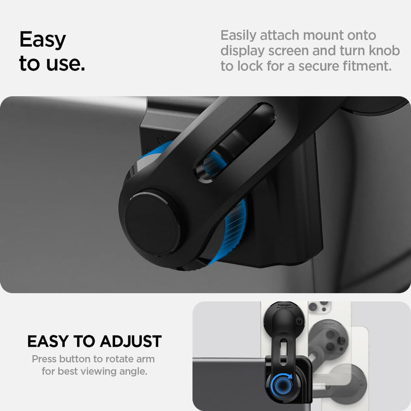 Spigen TapLock Adhesive-Free MagSafe Tesla Phone Mount for Tesla Model Y | For Model Y/3/S/X/Juniper - For iPhones with MagSafe & Galaxy phones with MagSafe cases & Pixel phones with Pixelsnap Non-charging MagSafe Mount