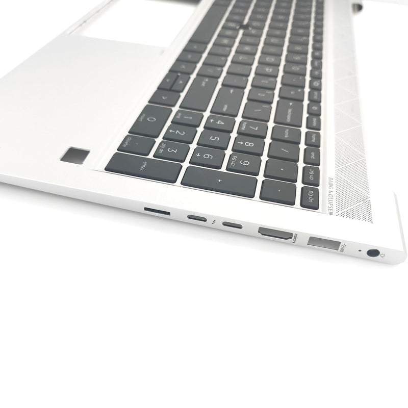 Replacement Upper Case Palmrest for HP Elitebook 850 855 G7 850 G8 15.6'' Series Laptop US Layout Backlit Keyboard Assembly Top Cover M35816-001 Silver
