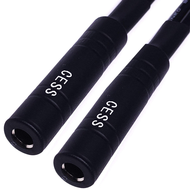 CNCESS CESS-002S Barrier Spade Fork to 1/4 Inch TS Speaker Cable Adapter (Small Spade) (Pack of 2) Small Spade (Pack of 2)