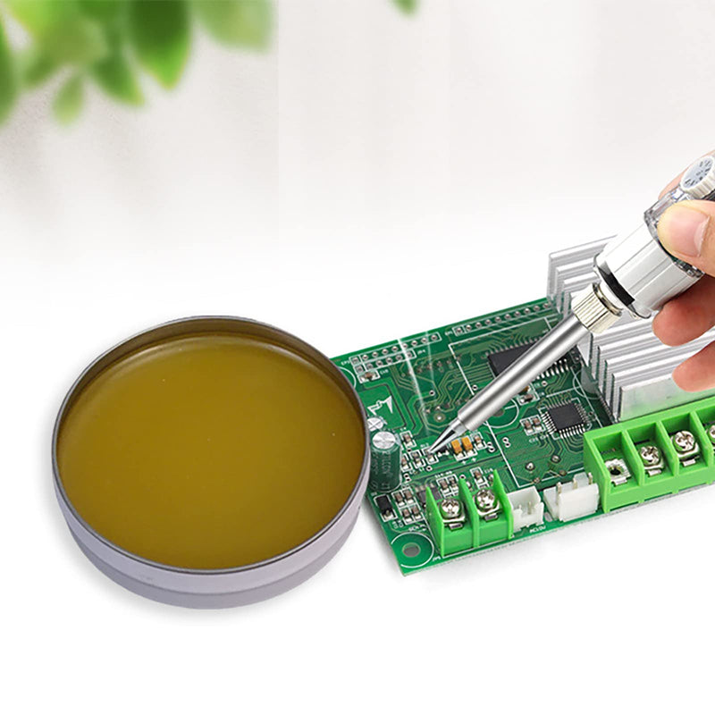 10g Solder Flux, Soldering Flux Paste, No-Clean Solder Grease, Professional Mechanic Welding Repair, For Electronics, Mobile Phone, Home Appliance, Computer Motherboard (0.35oz Jar)