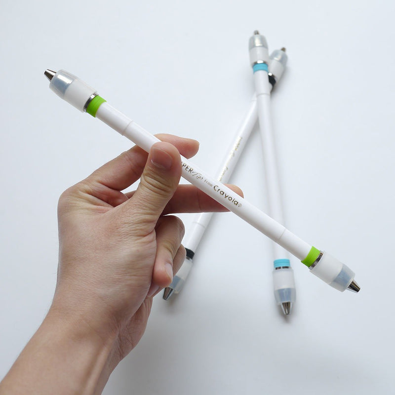 EXERT original Van mod Buster CYL2 peem mod2 White axis Spinning Pen Turning-only (Black)