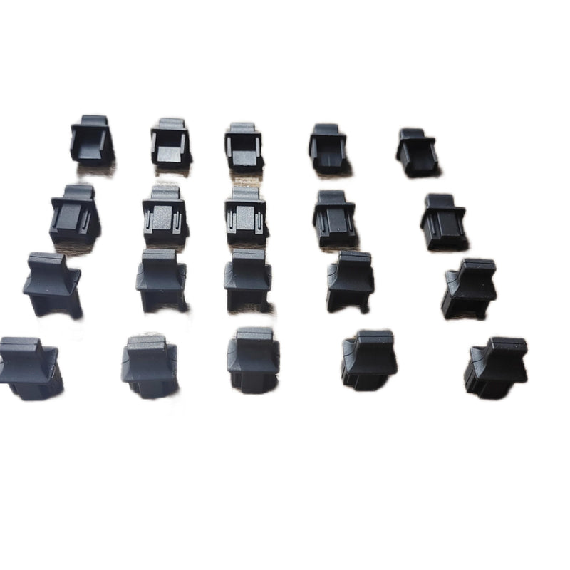 50Pcs Ethernet Dust Cover, Anti-Dust Cap for RJ45 Port, Dust Cap, RJ45 Dust Plugs - (Ethernet,LAN Port Protector/Blocker, Port Protector for Switch,Network Cards/Router,Media Converters) 50