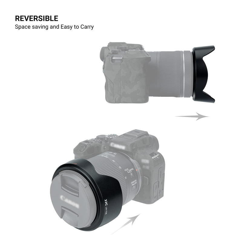 Lens Hood for Canon RF 15-30mm F4.5-6.3 is STM Lens on EOS R6 Mark II EOS R Series Camera, Reversible Lens Shade Replace Canon EW-73E Lens Hood, Compatible with 67mm Filters and 67mm Lens Cap Replace Can.EW-73E