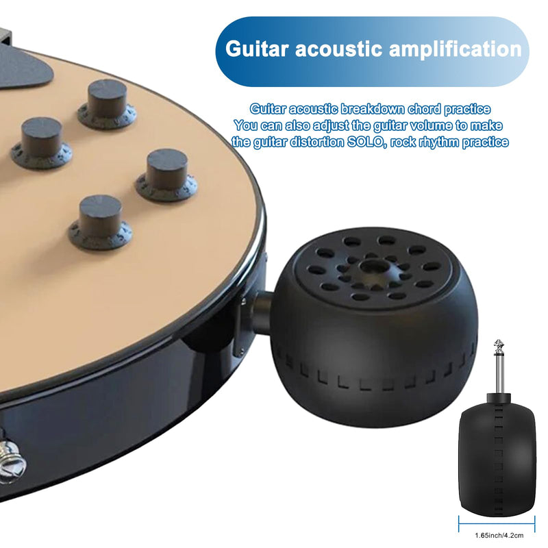 Electric Guitar Amp, Bluetooth 5W Mini Electric Guitar Amplifier, Clean &Overdrive Effects with 6.35mm Input Small Music Box for Electric Guitar Supports Volume Adjustment