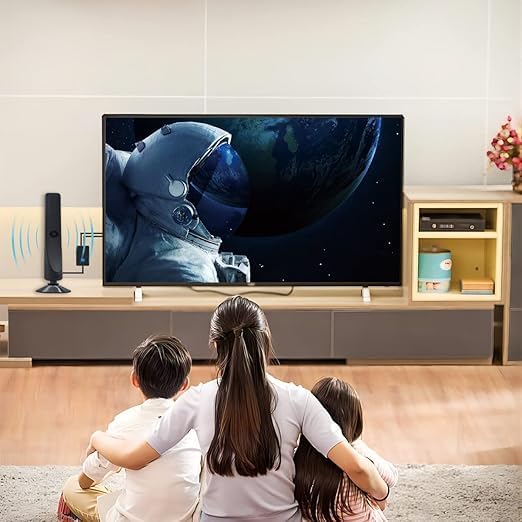 Wave max Tv Antenna 2024, Wave max Tv Antenna Signal Booster, Coverage Up to 500 Miles, Supports 4k Indoor Full Hd Smart Tv.