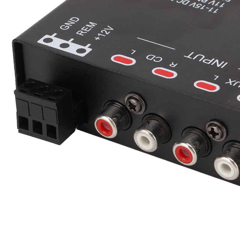 Car Audio Graphic Equalizer, 7 Bands EQ Car Amplifier Graphic Equalizer with Adjustment High Level Input EQ, Car Amplifier Equalizers for Boat RV RTV Motorcycle Car Stereo