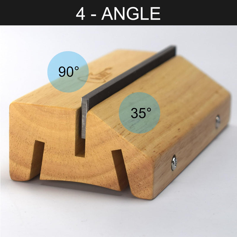 Fret End Beveling File Set for Guitar and Bass - 3/23/35/90 Degree Fret End Dressing File 4 in 1 Fret Crowning End Bevel File Precision Luthier Tools by iLuiz 90/3/23/35