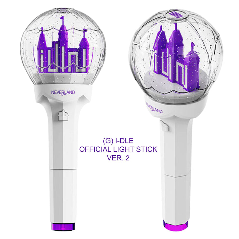 (G) I-DLE Official Lightstick Ver.2 + Seller's Photocards Set – Exclusive K-Pop Merchandise