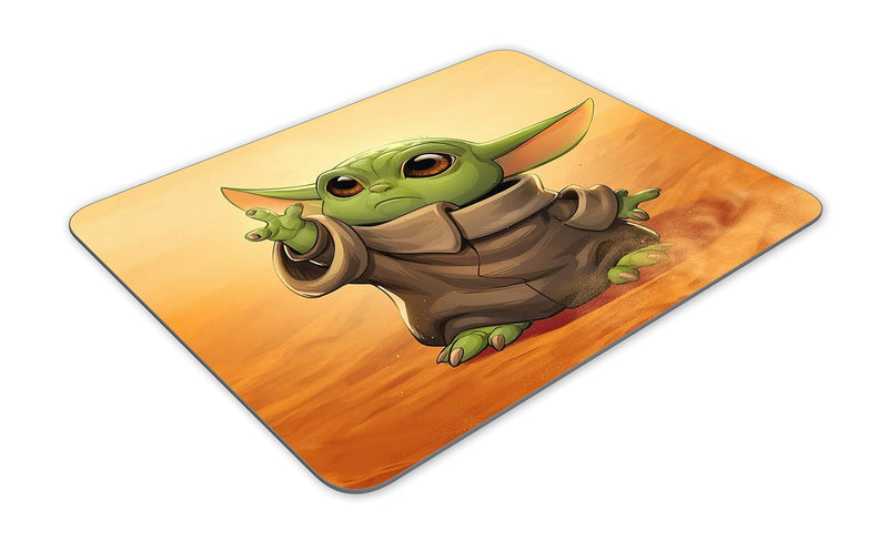 Baby Yoda Mouse Pad, Rectangular Non-Slip Rubber Mouse Pad, Used for Office Work and Home Gaming Mouse Pad Baby Yoda #2