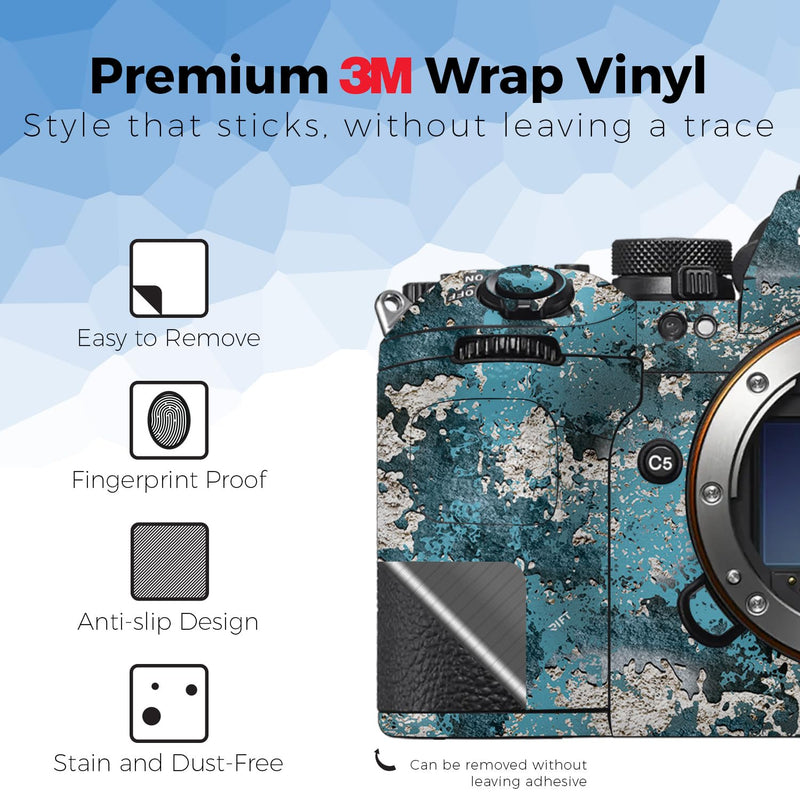 Camera Skin Compatible with Sony Alpha 9 III (2024) - Rift - Premium 3M Vinyl Protective Wrap Decal Cover - Easy to Apply | Crafted in the USA by MightySkins Alpha 9 III (2024) Matte Finish
