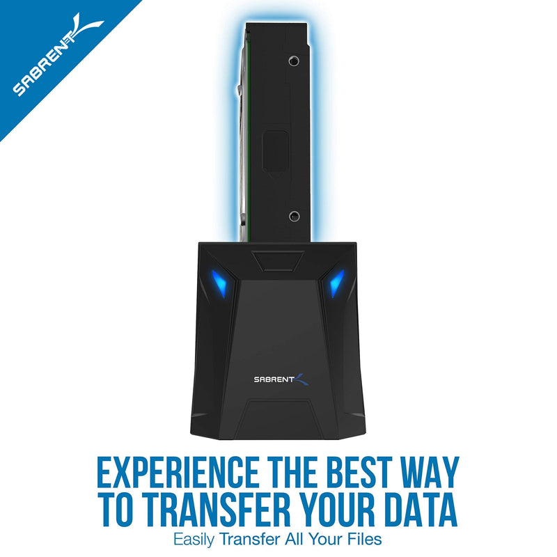 Sabrent USB 3.0 to SATA External Hard Drive Docking Station + 22AWG 3 Feet USB 3.0 Extension Cable