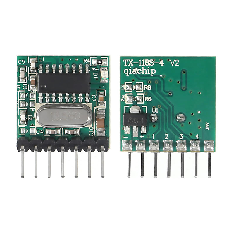 [AUSTRALIA] - 6pcs 433mhz Wireless RF Transmitter and Receiver Wireless 4 Channel Output Link Kit with 1527 Learning Code for Remote Control 433mhz RF 4 Channel 