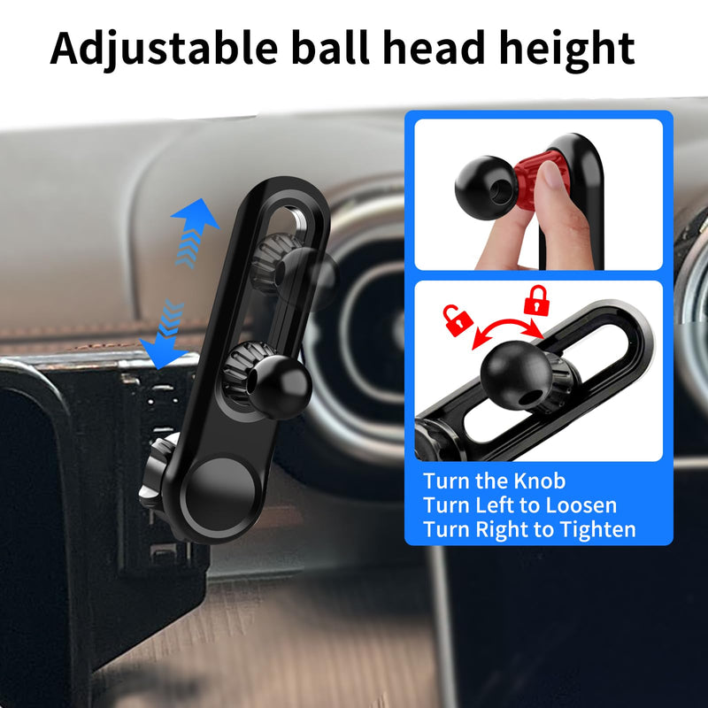 Car Phone Holder for 2023-2025 Mercedes Benz GLC /2022-2025 Mercedes Benz C-Class Accessories 12.3-inch Screen，Car Mount，[Strongest Magnets] 360° Rotation，Compatible for All Cell Phones for 23-25 GLC & 22-25 C-Class(12.3-Inch only)