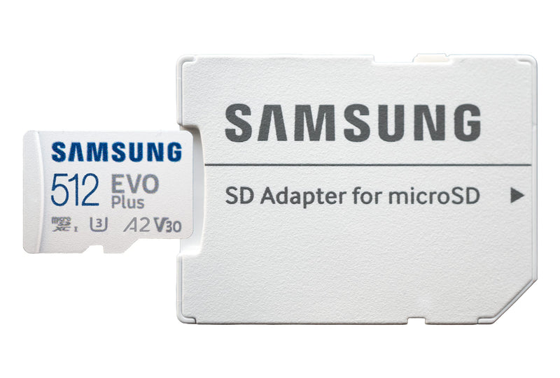 Samsung Evo Plus 512GB Micro SDXC Memory Card Class 10 A2 UHS-I U3 Works with Android Phones - Galaxy A51, A50, A40, A30 (MB-MC512KA) Bundle with (1) Everything But Stromboli MicroSD & SD Card Reader