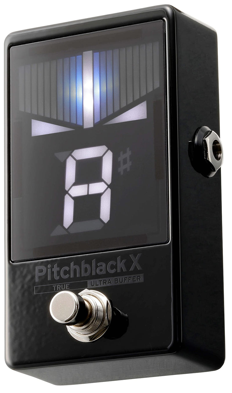 Korg Pitchblack X Chromatic Guitar Pedal Tuner w/ Four Display Modes and High Visibility Display (PBX) PBX