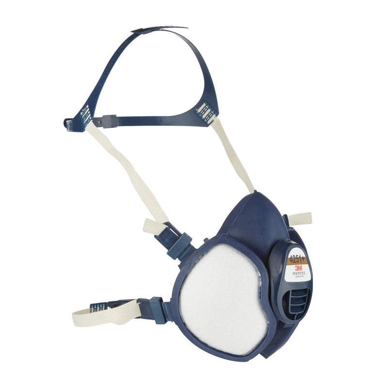 [AUSTRALIA] - 3M Maintenance-Free Half-Face Respiratory Protection Mask, Filter 4251+ Single 