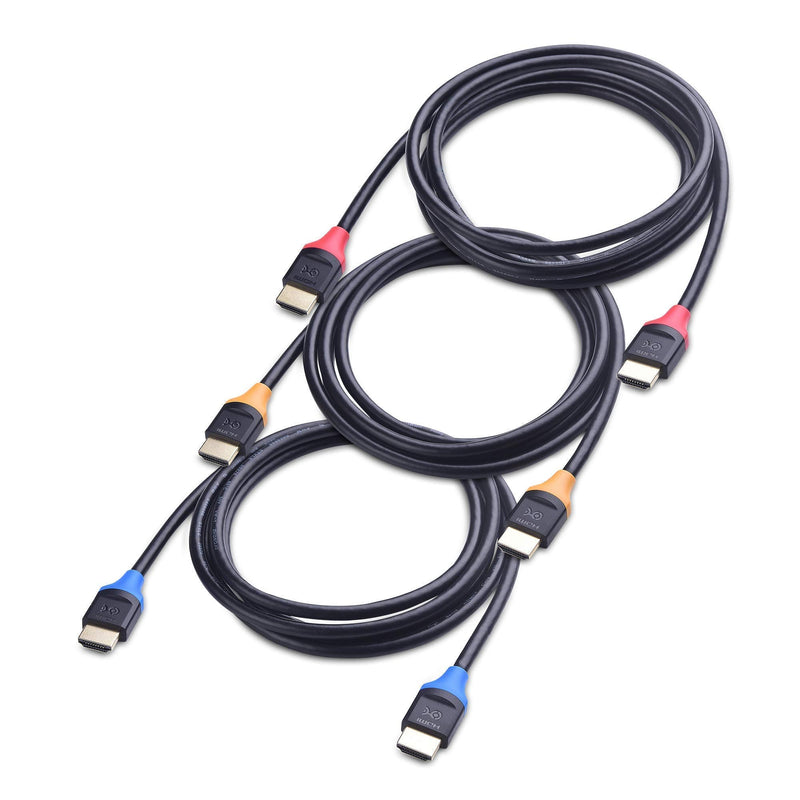 Cable Matters 1- Pack Active Mini DisplayPort to HDMI Adapter Supporting Eyefinity Technology 4K Resolution & 3-Pack High Speed HDMI Cable
