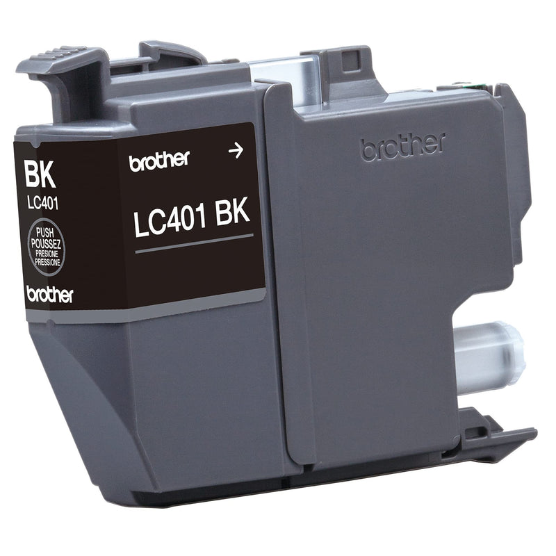 Brother Genuine LC401BK Standard Yield Black Ink Cartridge