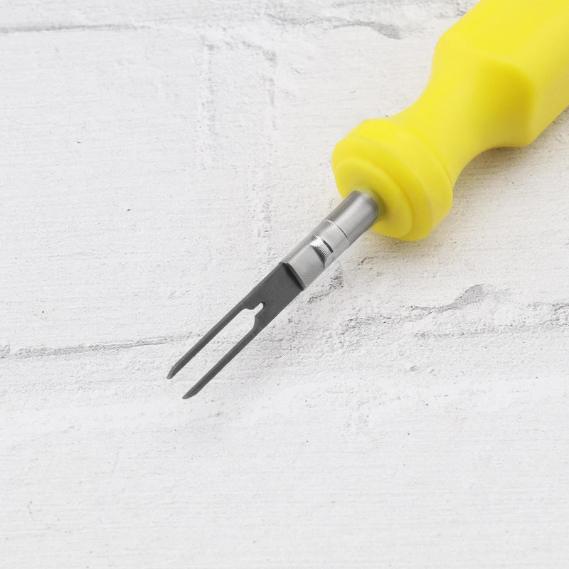 OTOTEC 2 Stück Auto Terminals Entfernen Werkzeug 2mm & 3mm Draht Stecker Pin Release Puller Edelstahl Pin Extractor Demontage Werkzeug für Mechanische Reparatur Werkzeug