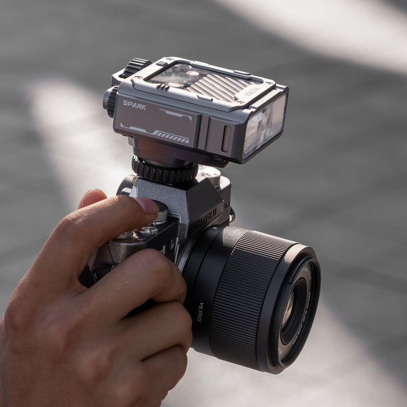 VILTROX Spark Z3 TTL On-Camera Flash for Nikon, GN16 Mini Camera Flash Speedlite with 26W Output, 7-Step Manual Flash Control, 1s Fast Recycle, 650 Full-Power Flashes, Softbox Included (Gray) Gray Z3 TTL Flash for Nikon