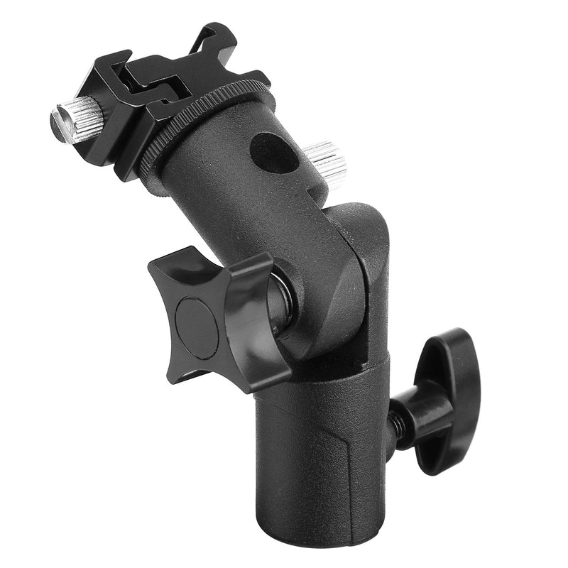 [AUSTRALIA] - Anwenk Camera Flash Speedlite Mount Swivel Light Stand Bracket with Umbrella Reflector Holder for Camera DSLR Nikon Canon Pentax Olympus and Other DSLR Flashes Studio Light LED Light, 1Pack Flash Bracket-1P 