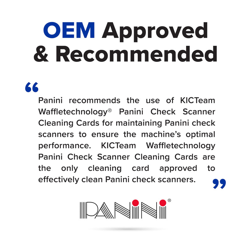 [AUSTRALIA] - Panini Check Scanner Cleaning Cards (15) 15 